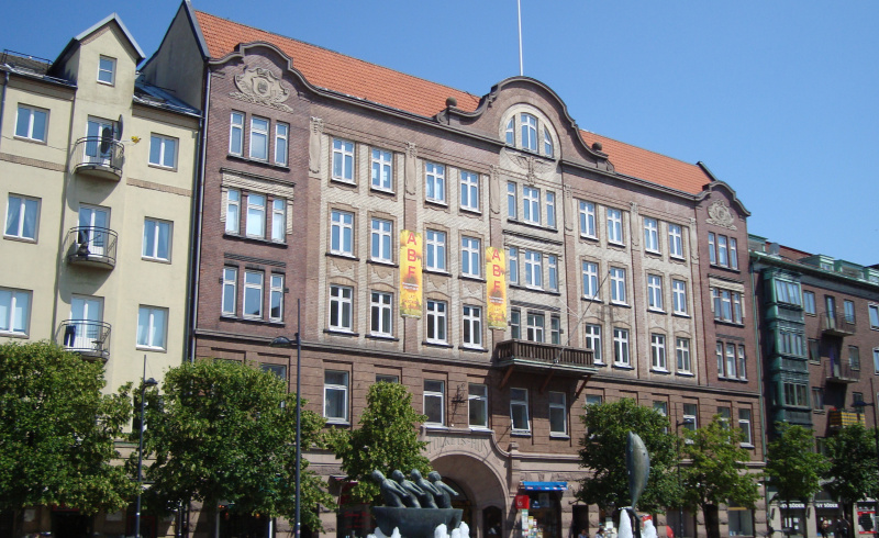 Stor pampig byggnad
