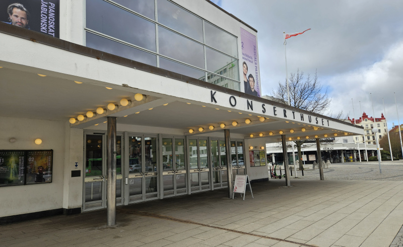Ingången till Helsingborgs Konserthus