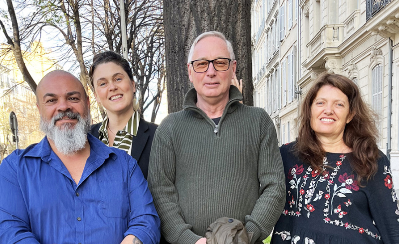 Two men and two women in the International Selection Committee