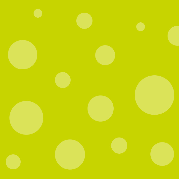 En grön platta med prickar