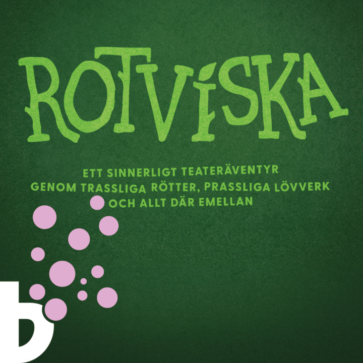 Ordet Rotviska skrivet på grön bakgrund